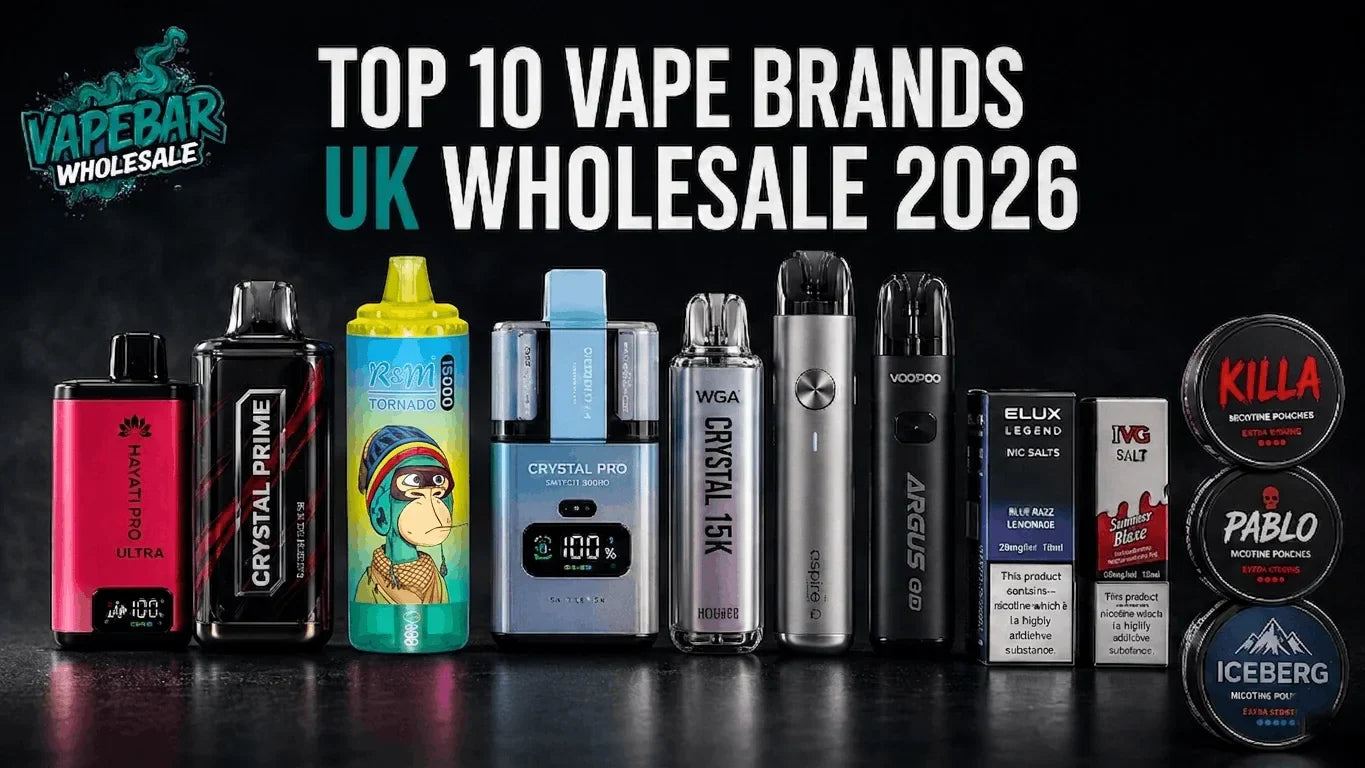 uk vape brands Top 10 Vape Brands to Stock Wholesale in the UK (2026 Update)