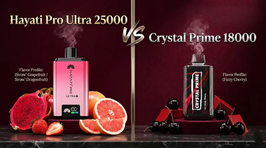 Hayati Pro Ultra 25000 vs Crystal Prime 18000: