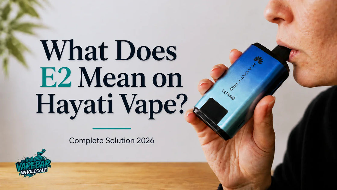 What Does E2 Mean on Hayati Vape? - Fixes & Guide 2026 What Does E2 Mean on Hayati Vape? - Fixes & Guide 2026