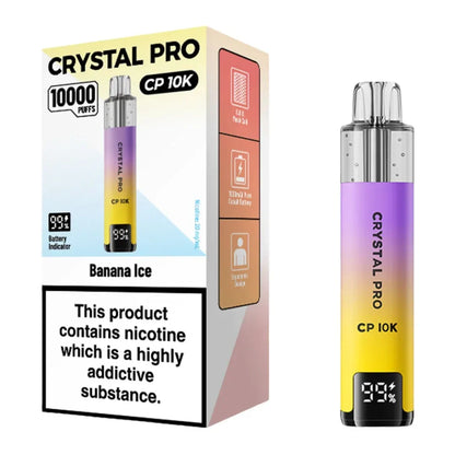 Crystal Pro 10000 Puffs box of 5 | Self-refilling Vape