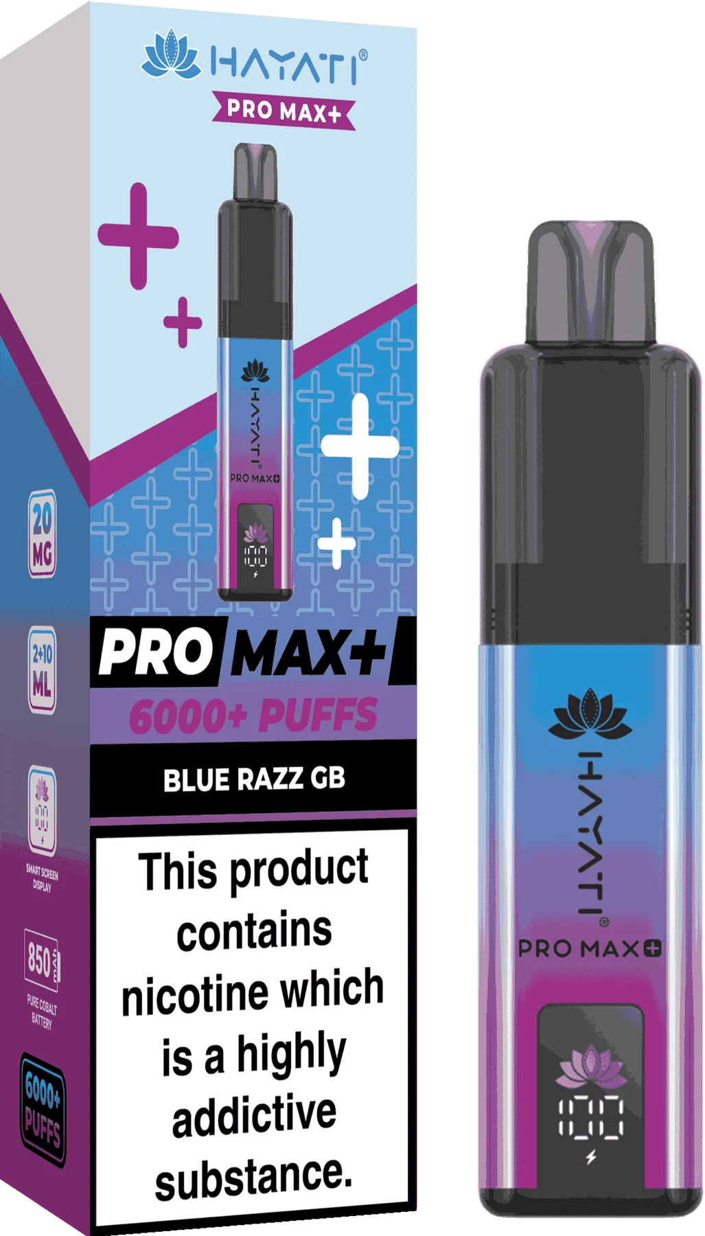 Hayati Pro Max Plus 6000 Box of 5 | Wholesale Vape Kit