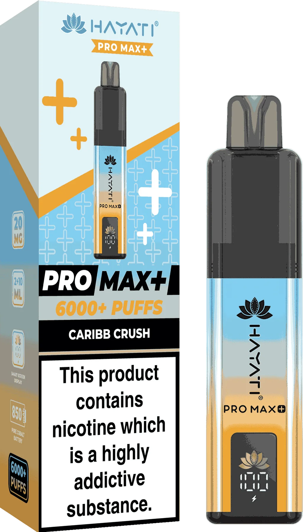 Hayati Pro Max Plus 6000 Box of 5 | Wholesale Vape Kit