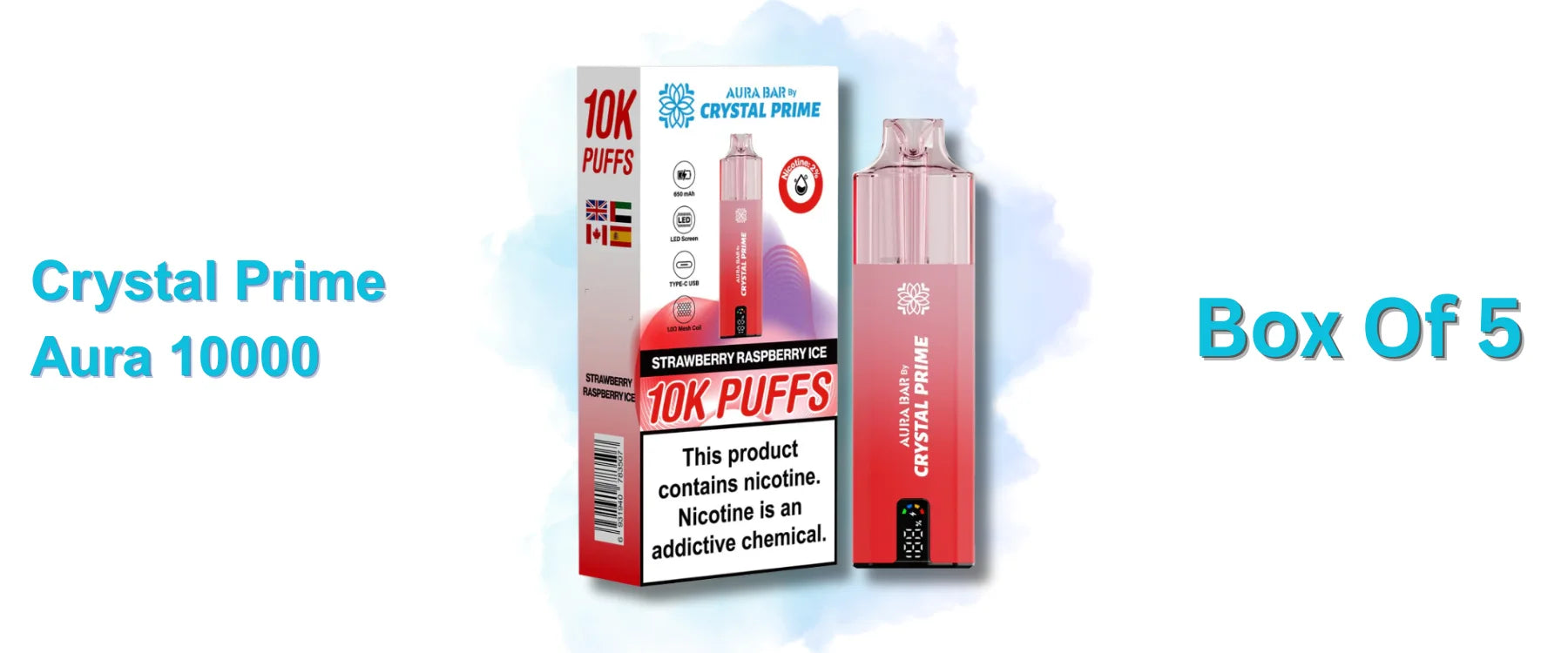 Crystal Prime Aura 10000 Box of 5