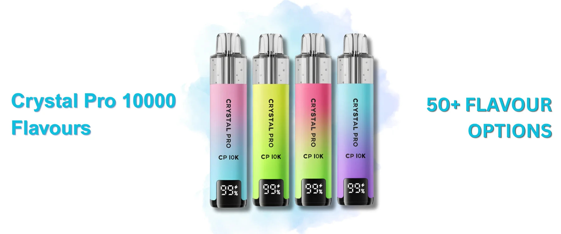 Crystal Pro 10000 Box of 5 Flavours