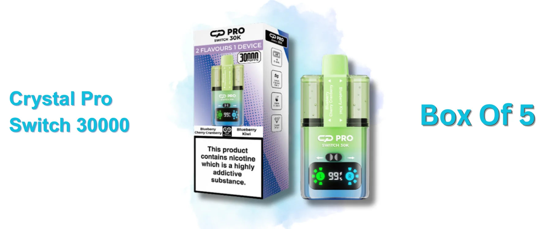 Crystal Pro Switch 30000 Box of 5