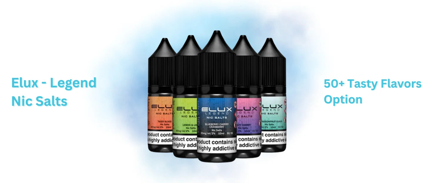 Elux Legend Nic Salts Box of 10 Flavours