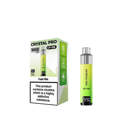 Crystal Pro 10000 Puffs box of 5 | Self-refilling Vape
