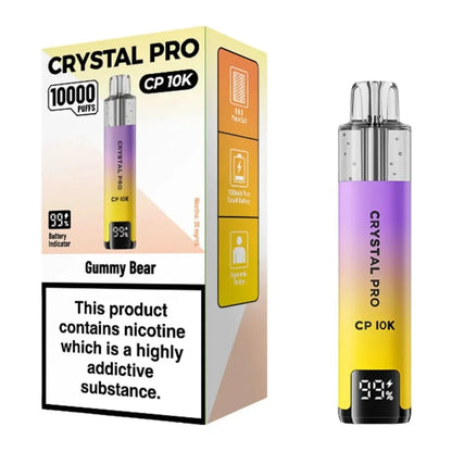 Crystal Pro 10000 Puffs box of 5 | Self-refilling Vape