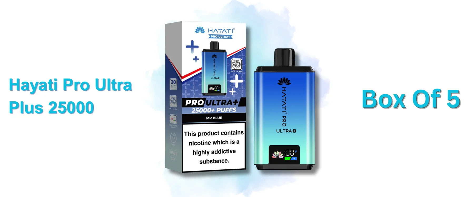 Hayati Pro Ultra Plus 25000 Box of 5