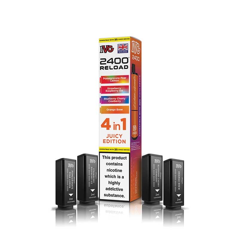 IVG 2400 Reload Prefilled Replacement Pods - Box of 5