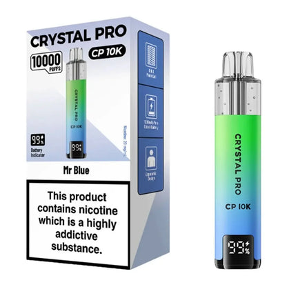 Crystal Pro 10000 Puffs box of 5 | Self-refilling Vape
