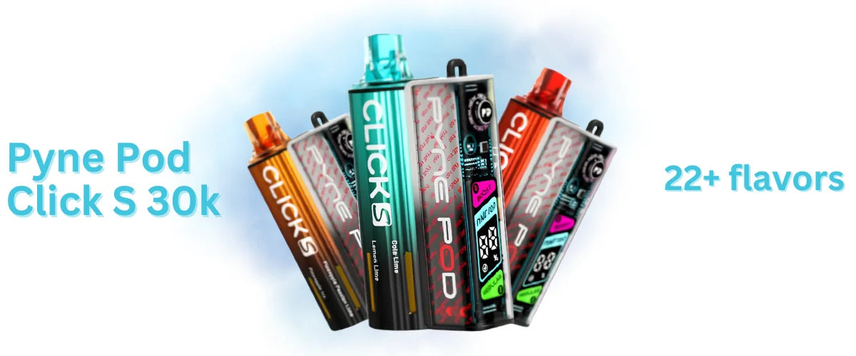 pyne pod click 30000 box of 5 flavours