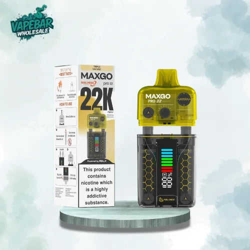 RELX Maxgo 22k Prefilled Pod Vape Kit - Box of 5