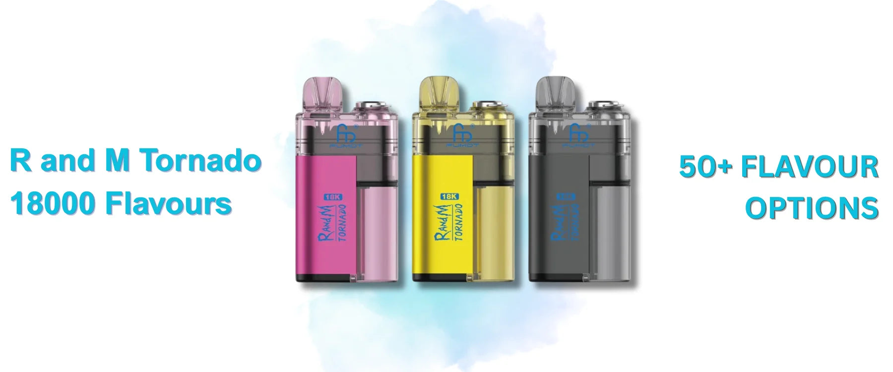 R and M Tornado 18000 Box of 5 Flavours