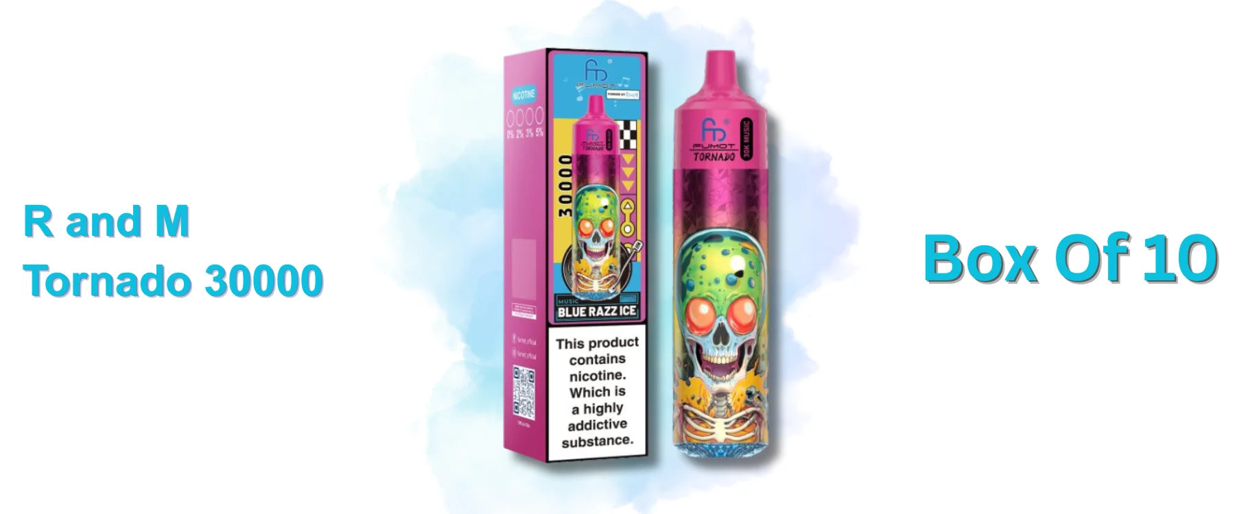 R and M Tornado 30000 box of 10