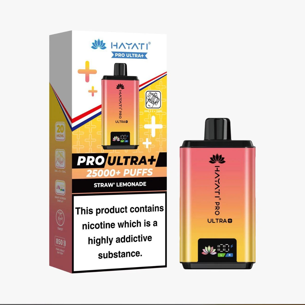 Hayati Pro Ultra Plus 25000 Puffs Box of 5 | Hayati Prefilled Pod Kit