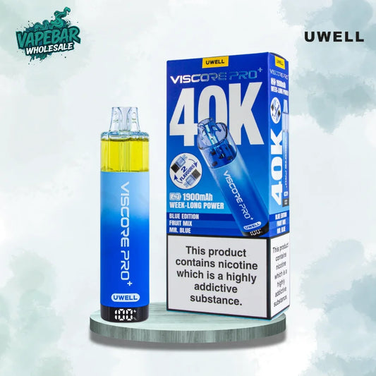 Uwell Viscore Pro+ 40k Prefilled Pod Vape Kit - Box of 5
