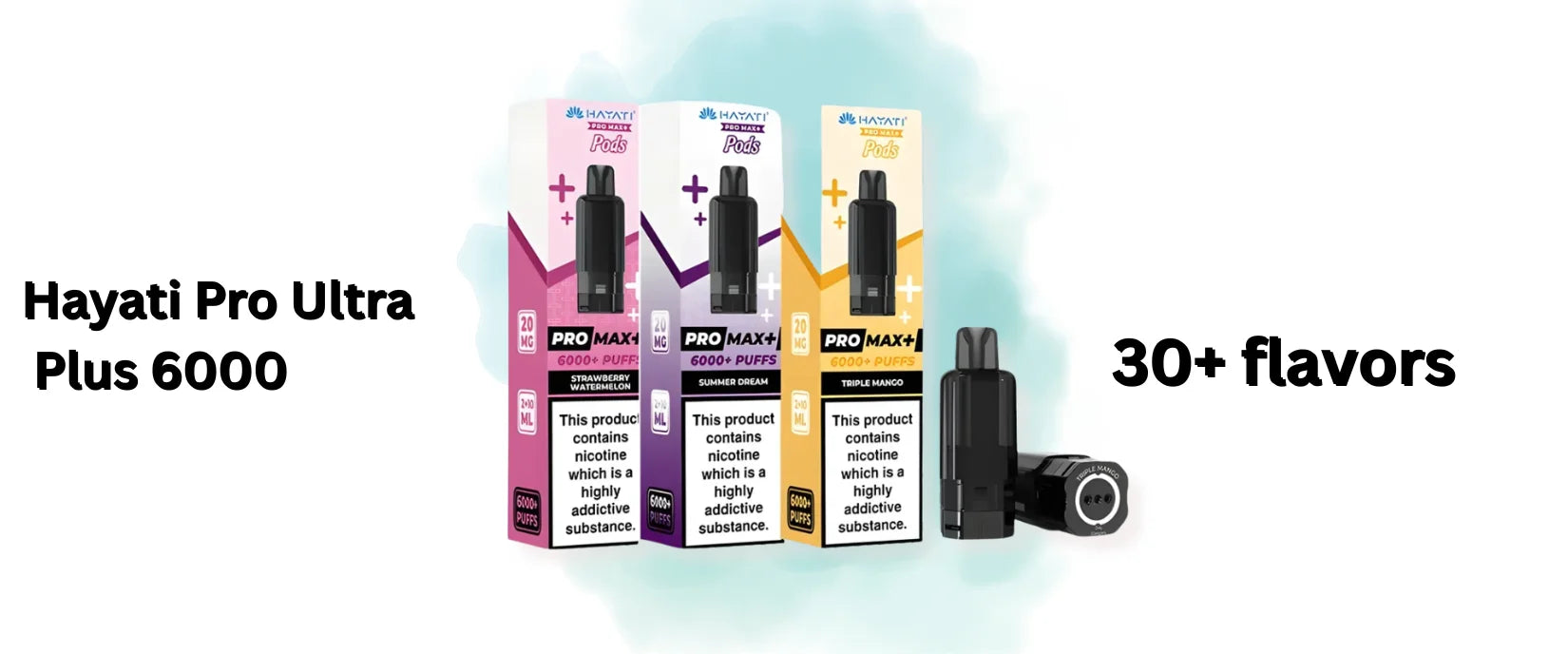 Hayati 6000 pods wide range of flavours UK vape wholesale