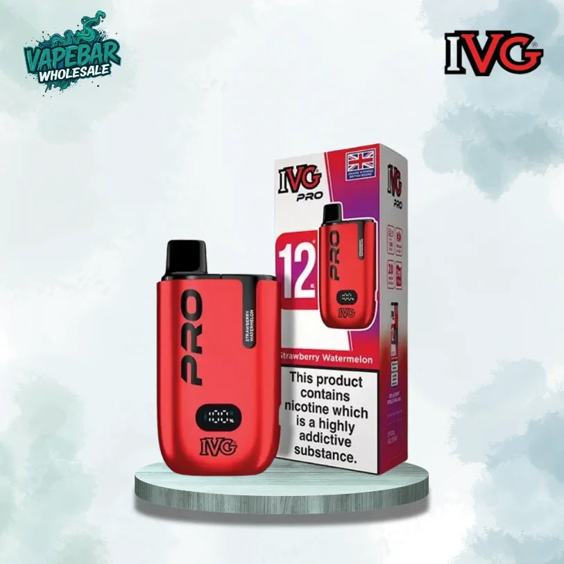 IVG Pro 12 10000 Puff Vape Kit – Box of 5