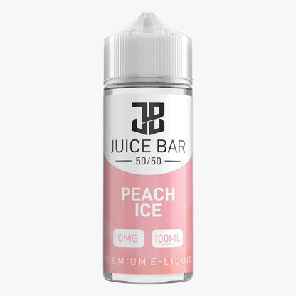 Juice Bar 100ml E liquid Shortfill-Peach Ice-vapeukwholesale