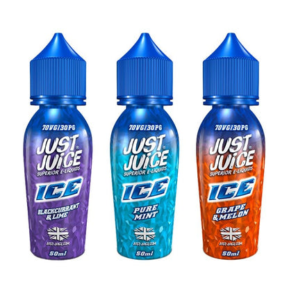 Just Juice Ice Range 50ml Shortfill E-liquids
