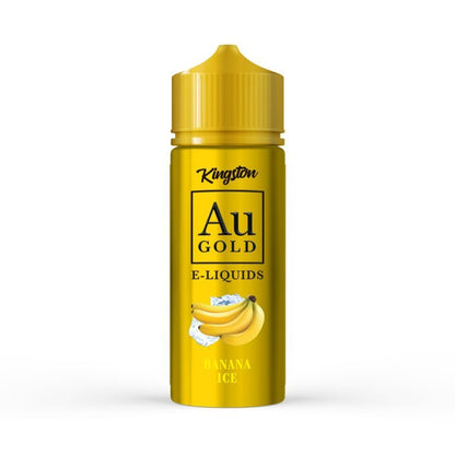Kingston AU Gold 100ml E-liquid Shortfill-Banana Ice-vapeukwholesale