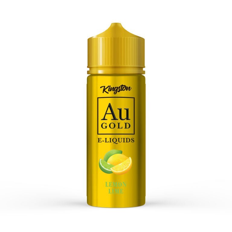 Kingston AU Gold 100ml E-liquid Shortfill-Lemon Lime-vapeukwholesale