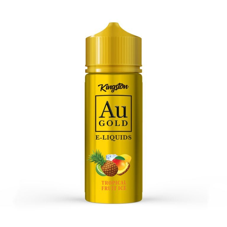 Kingston AU Gold 100ml E-liquid Shortfill-Tropical Fruit-vapeukwholesale