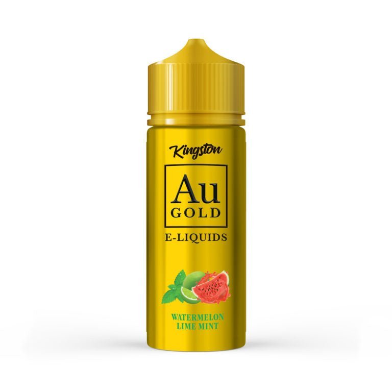 Kingston AU Gold 100ml E-liquid Shortfill-Watermelon Lime Mint-vapeukwholesale