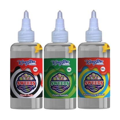 Kingston E-liquids Sweets 500ml Shortfill vape juice