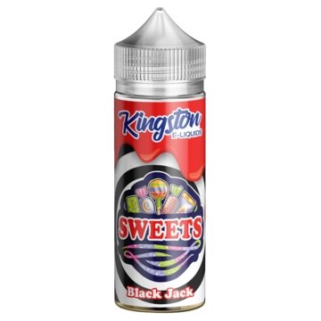 Kingston Sweets 100ML Shortfill-Raspberry Black Jack-vapeukwholesale