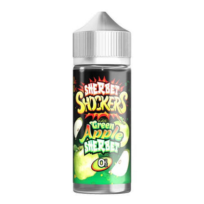 Sherbet Shockers 100ml Shortfill-Green Apple Sherbet-vapeukwholesale